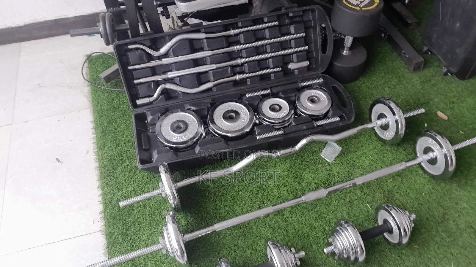 Premium Weightlifting Set With Free Transport