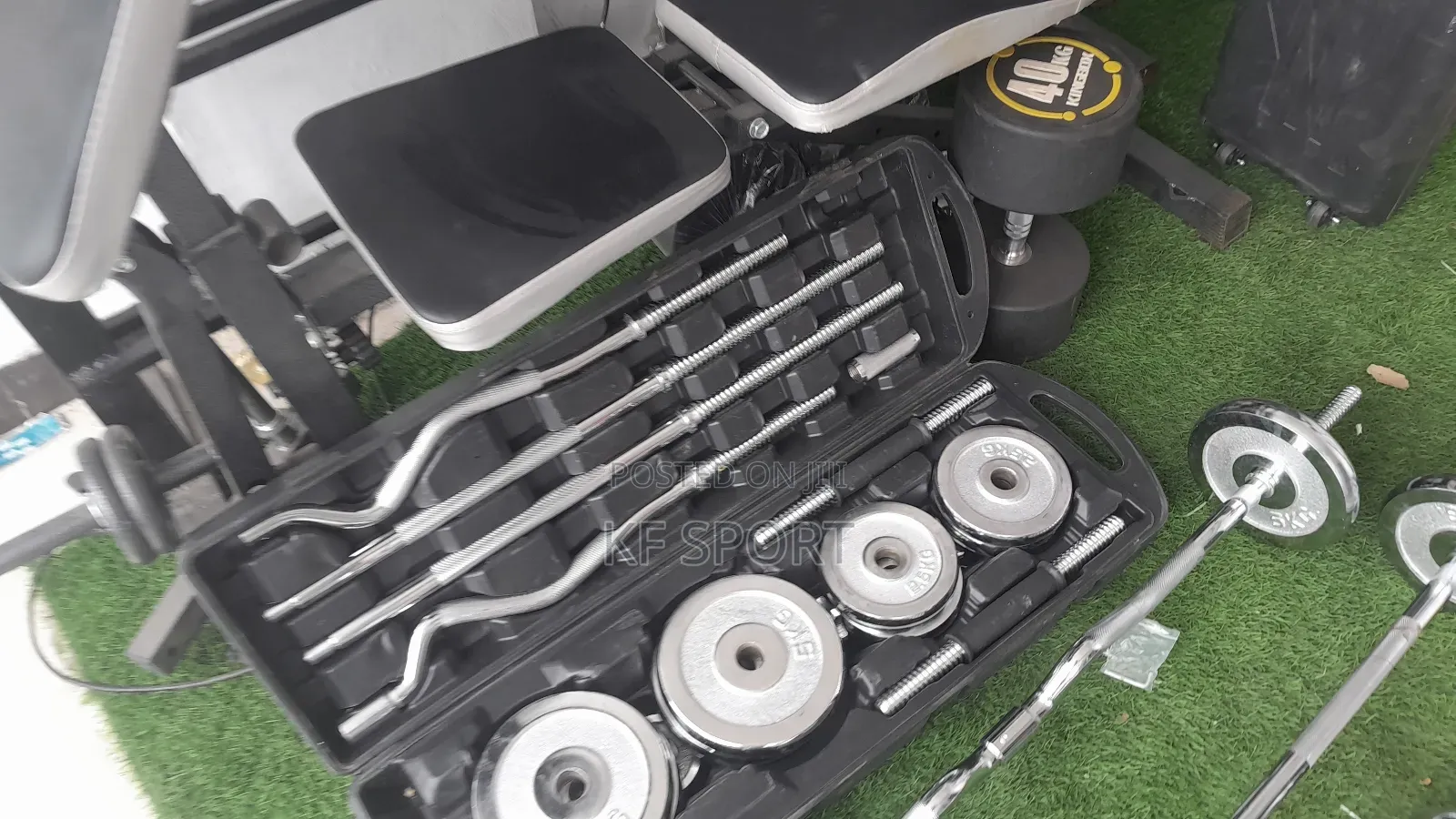 Premium Weightlifting Set With Free Transport