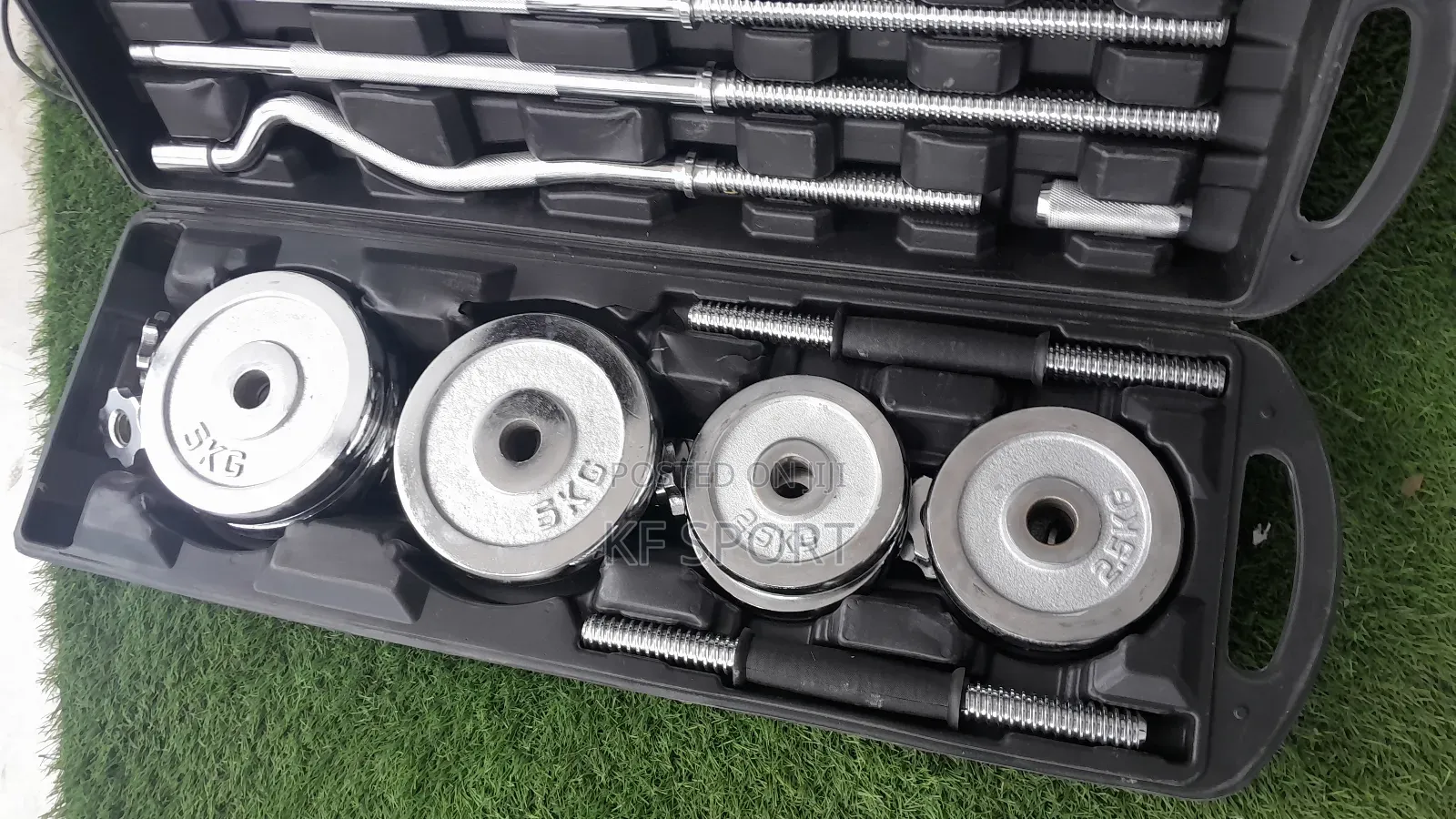 Strength Gear That Travels to You( Dumbbell Barbell 55 Kg)