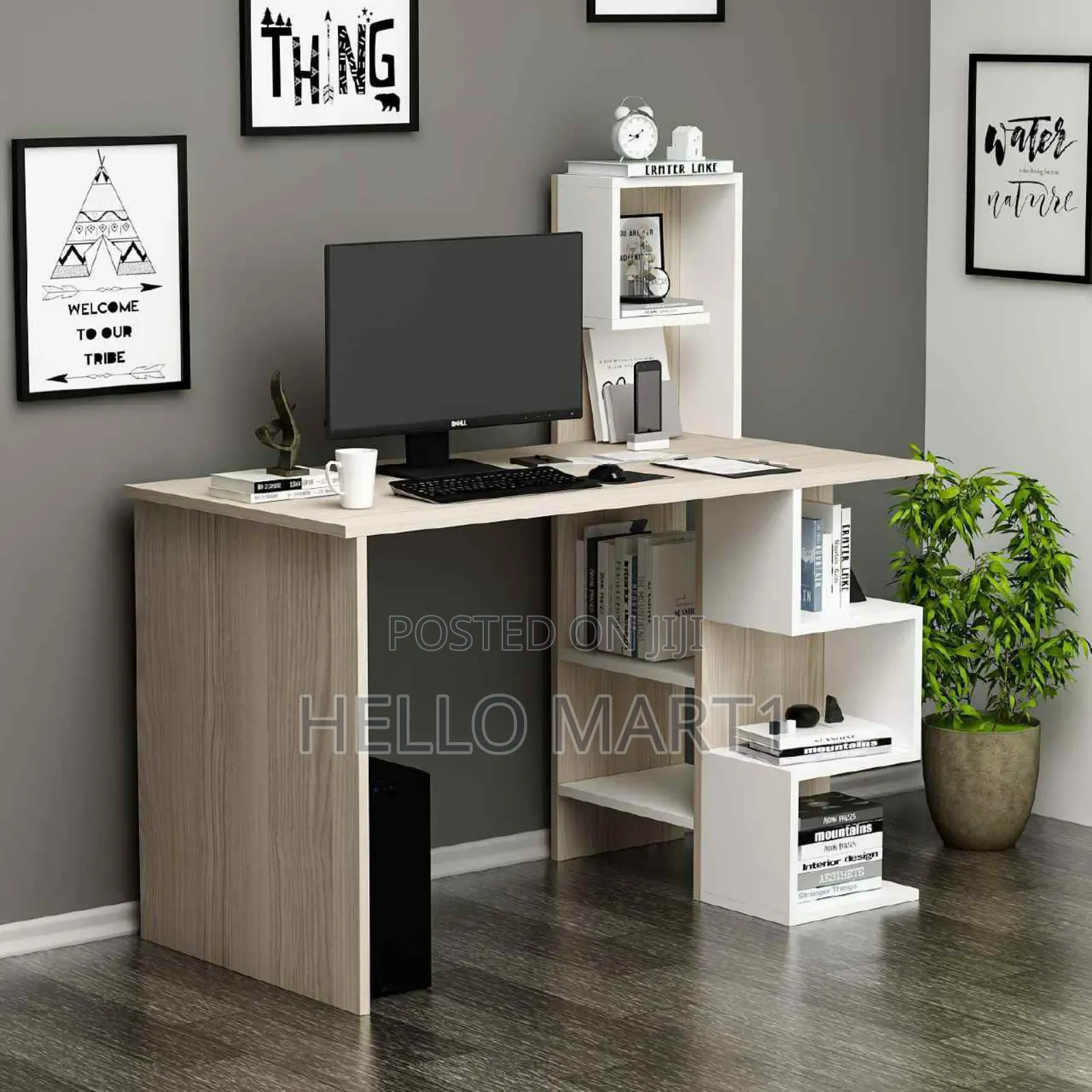 Computer Desk With Shelf