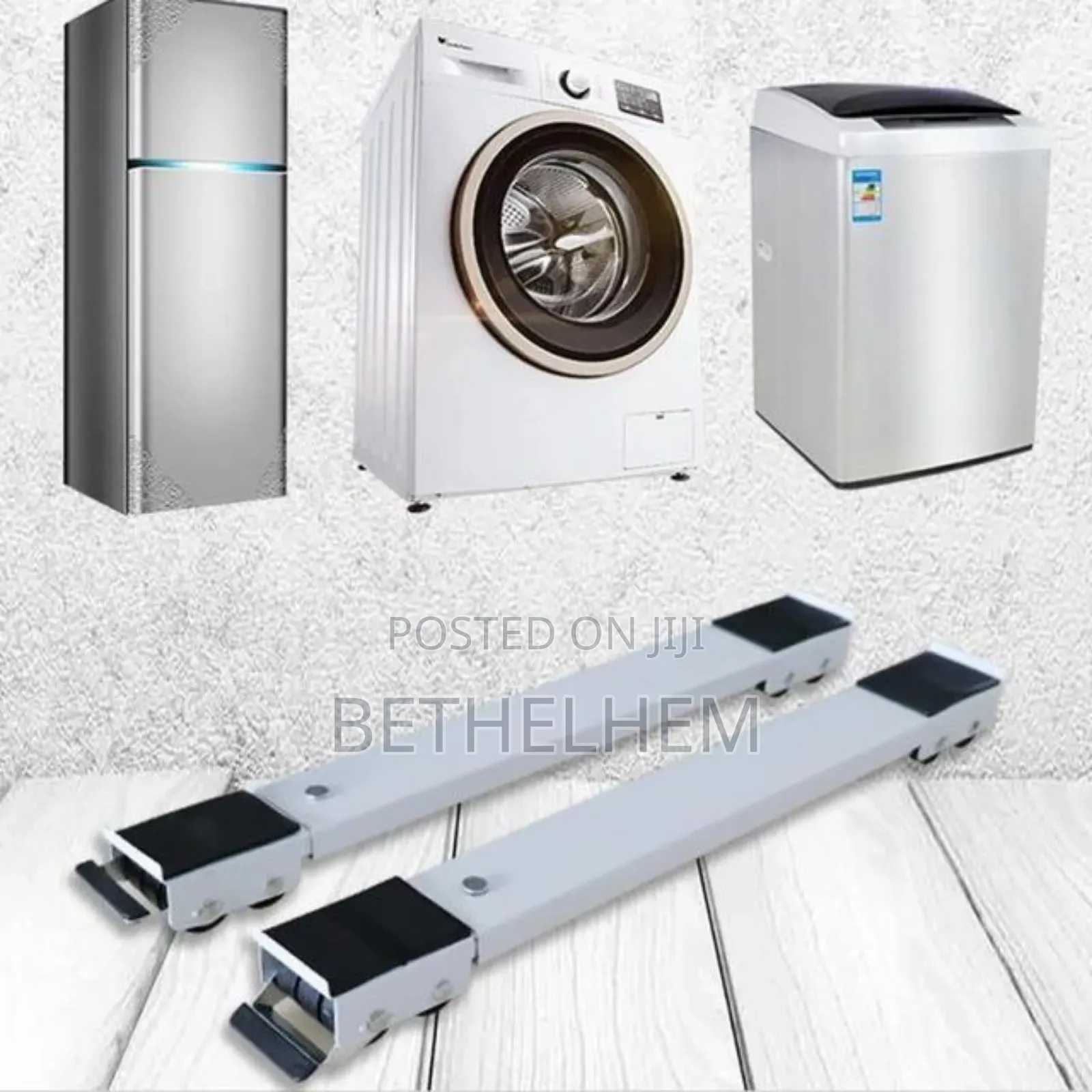 Adjustable Moving Roller Wheels Stand With Brake.