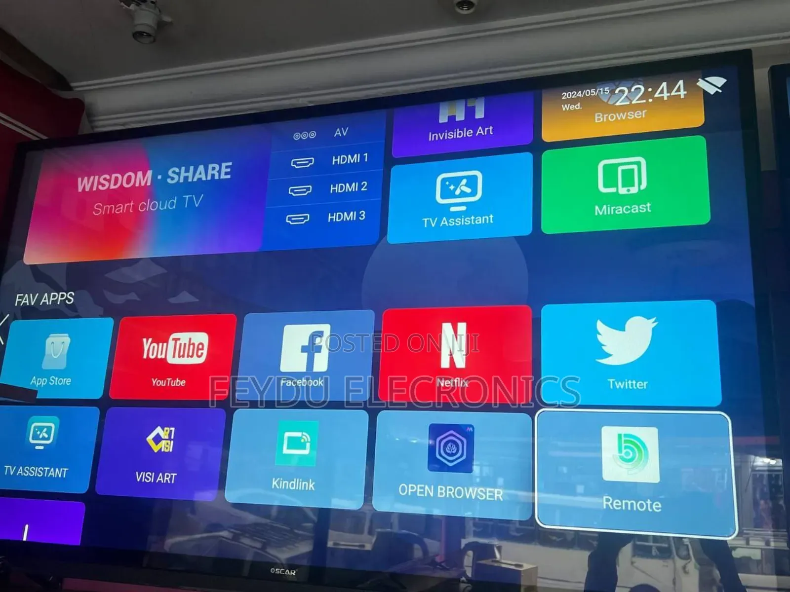 55 Inch Smart Tv- Oscar