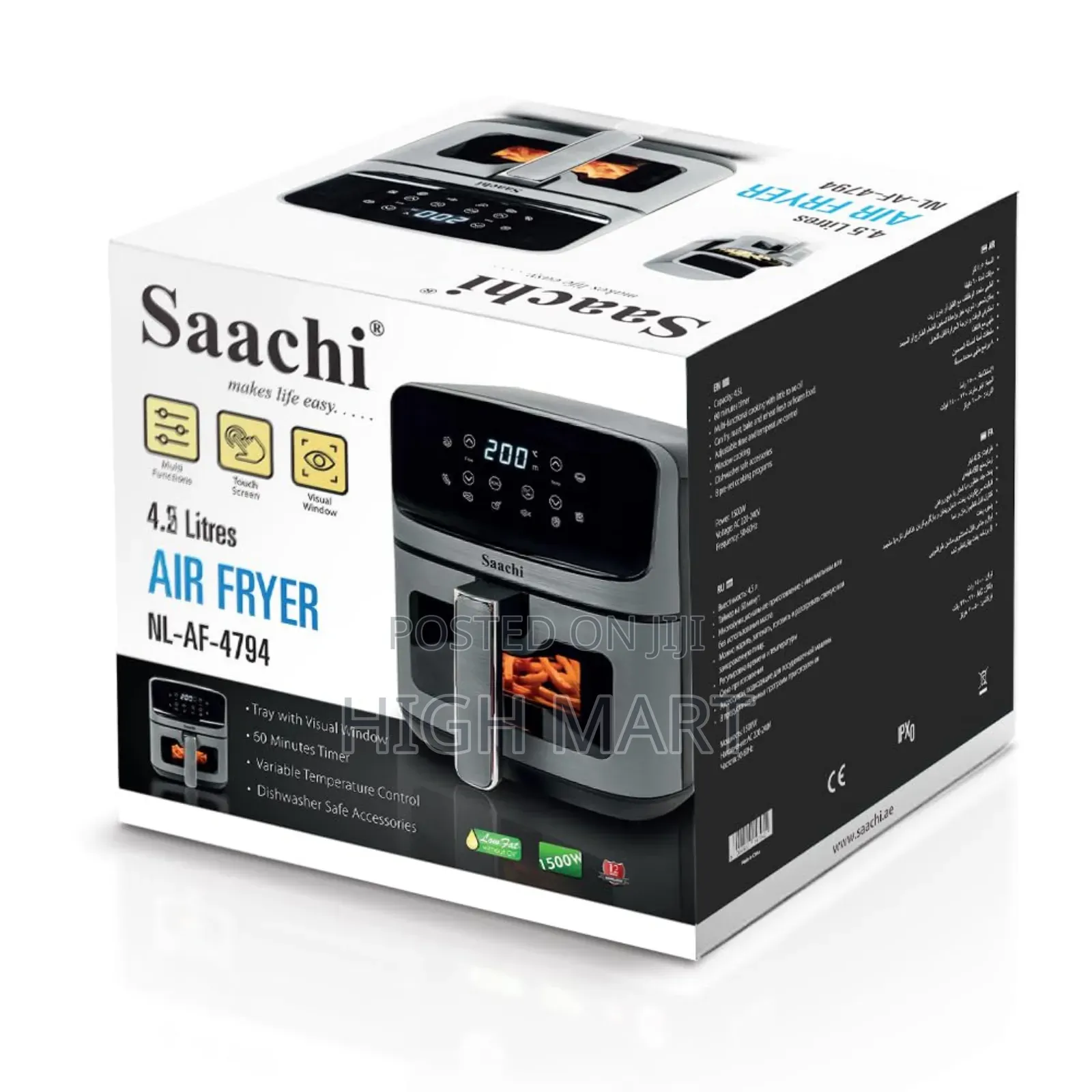 Saachi 5 Litter Digital Airfryer