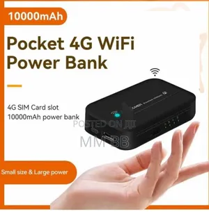 Photo - Wifi Router + ፖወር ባንክ Can Connect Up to 10 Devices