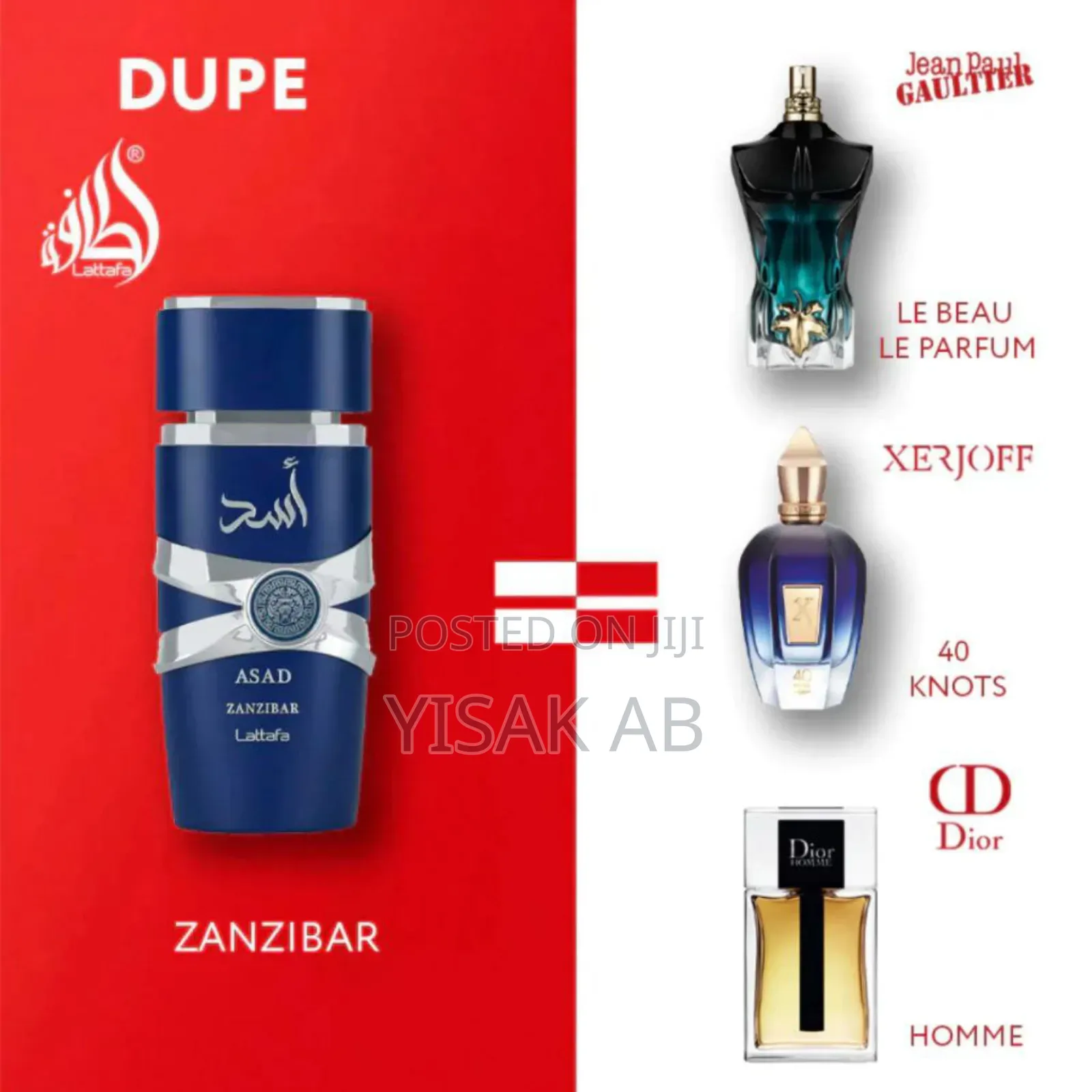Original Asad Zanzibar Lattafa Perfumes