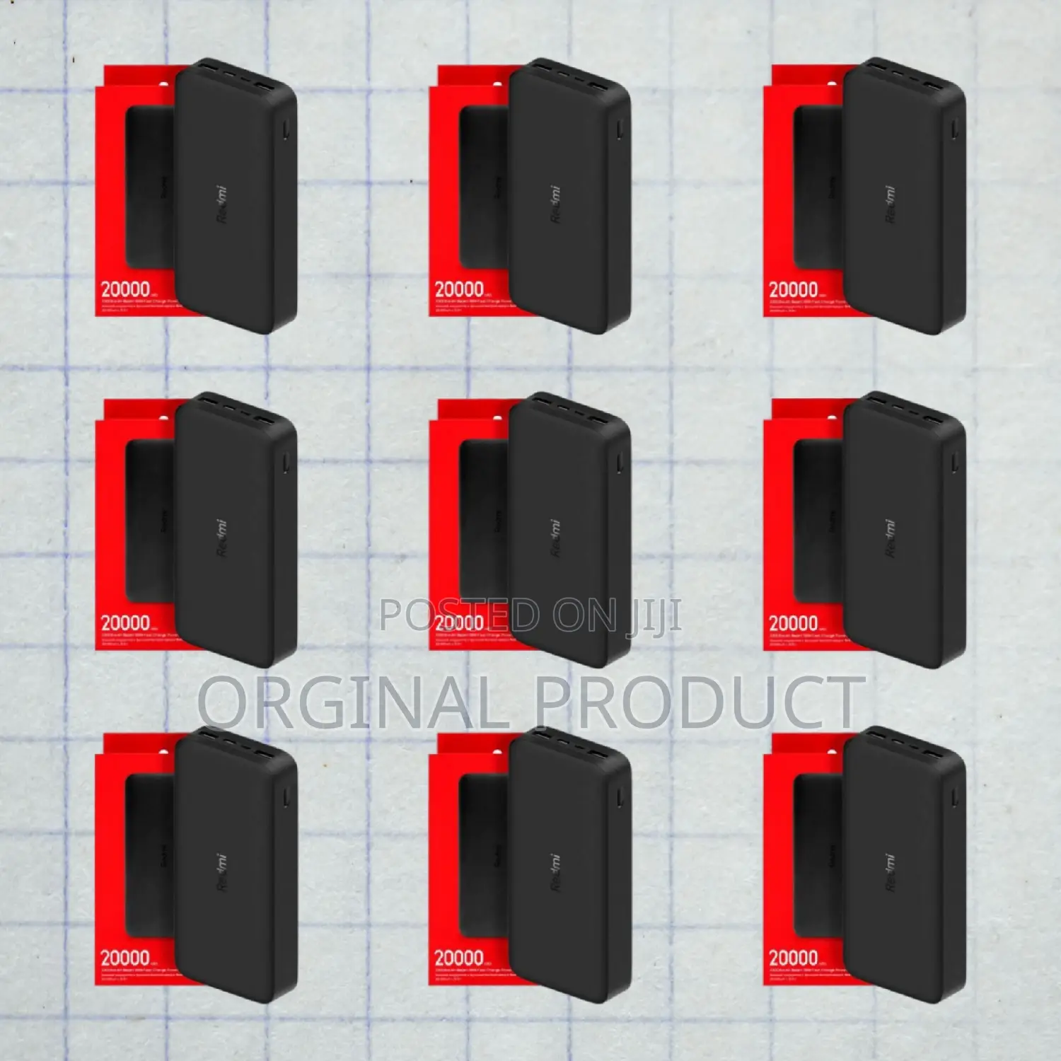 New Mi 20000mah Power Bank Supporting Usb-C Input