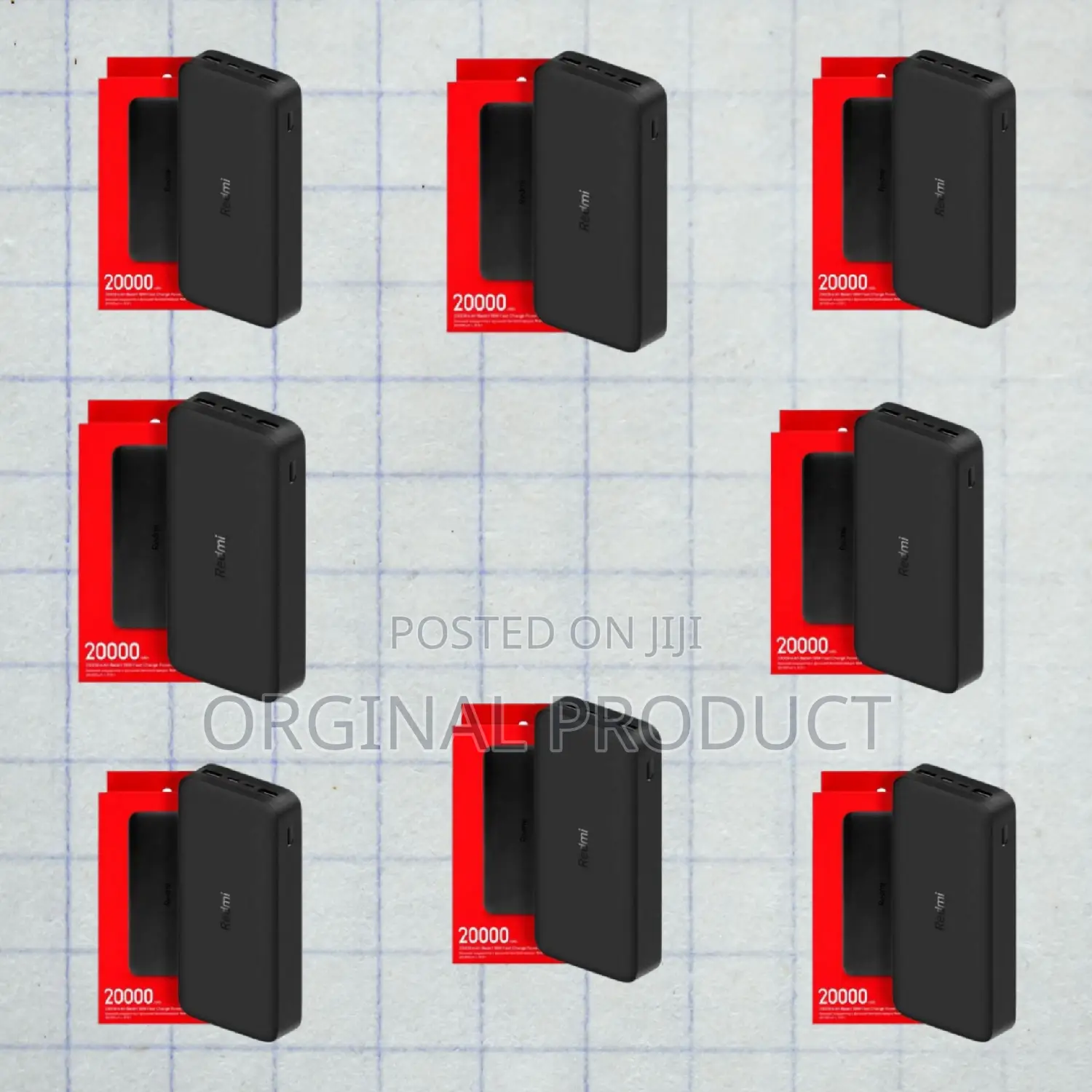 New Mi 20000mah Power Bank Supporting Usb-C Input
