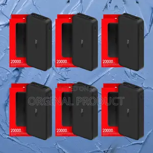 New Mi 20000mah Power Bank With Ergonomic Grip Design