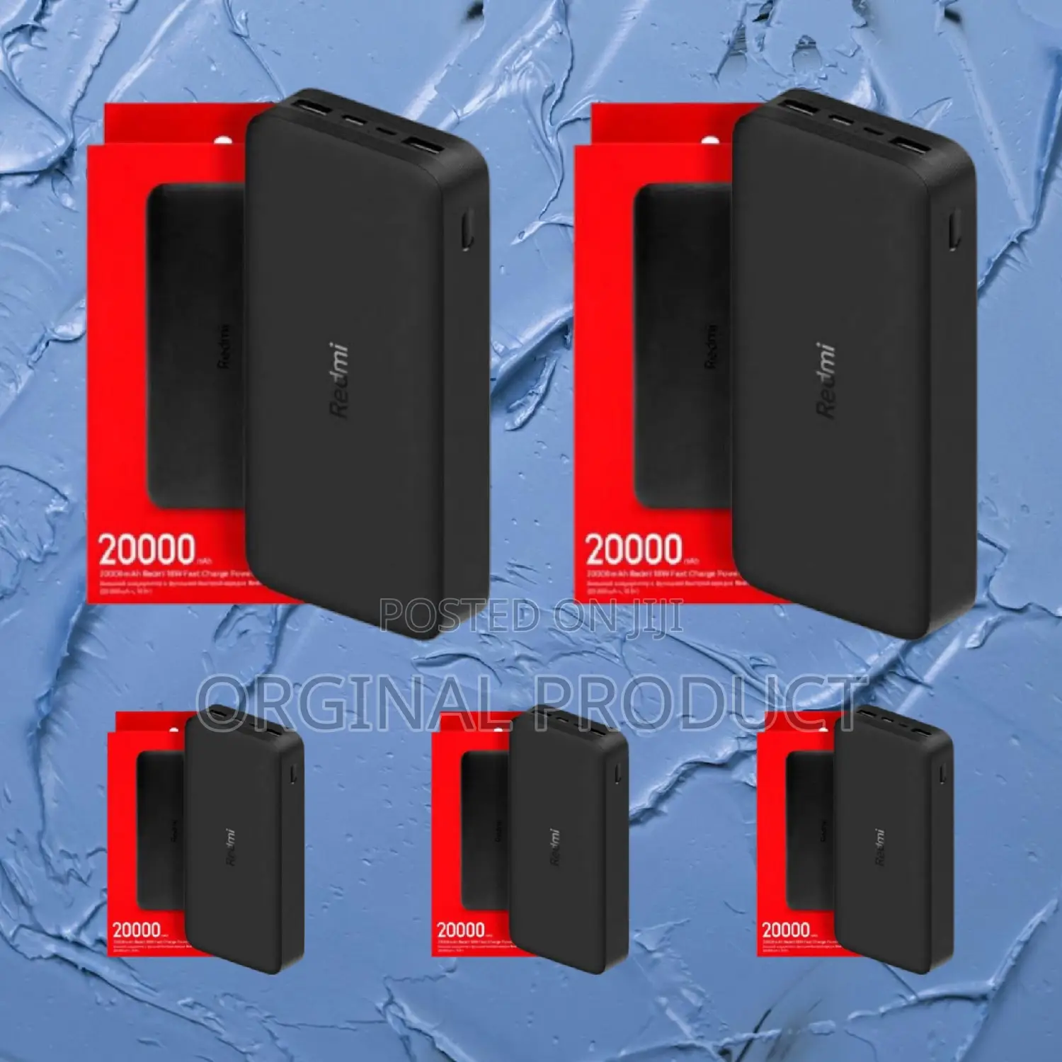 New Mi 20000mah Power Bank for Fitness Bands and Earphones