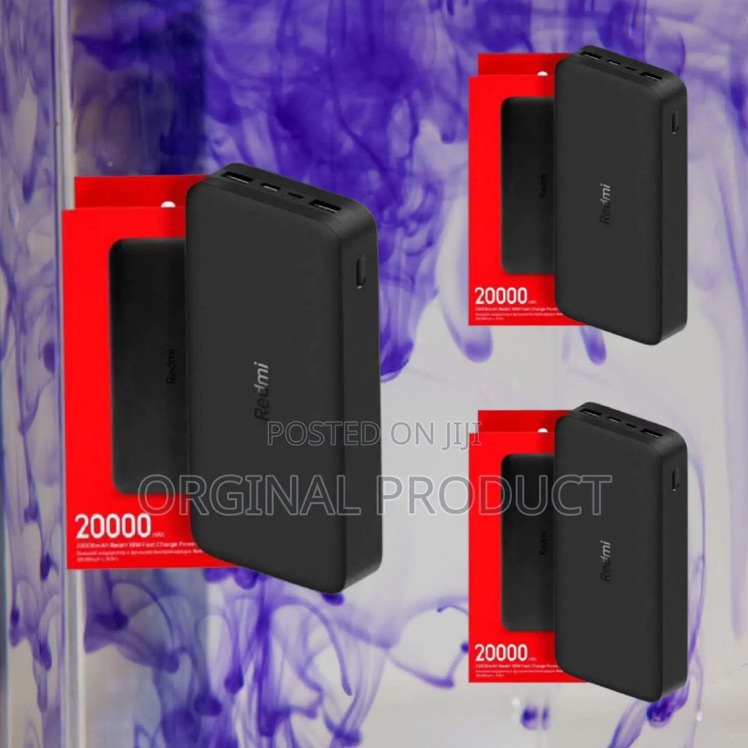 New Mi 20000mah Power Bank With Micro-Usb and Type-C Input