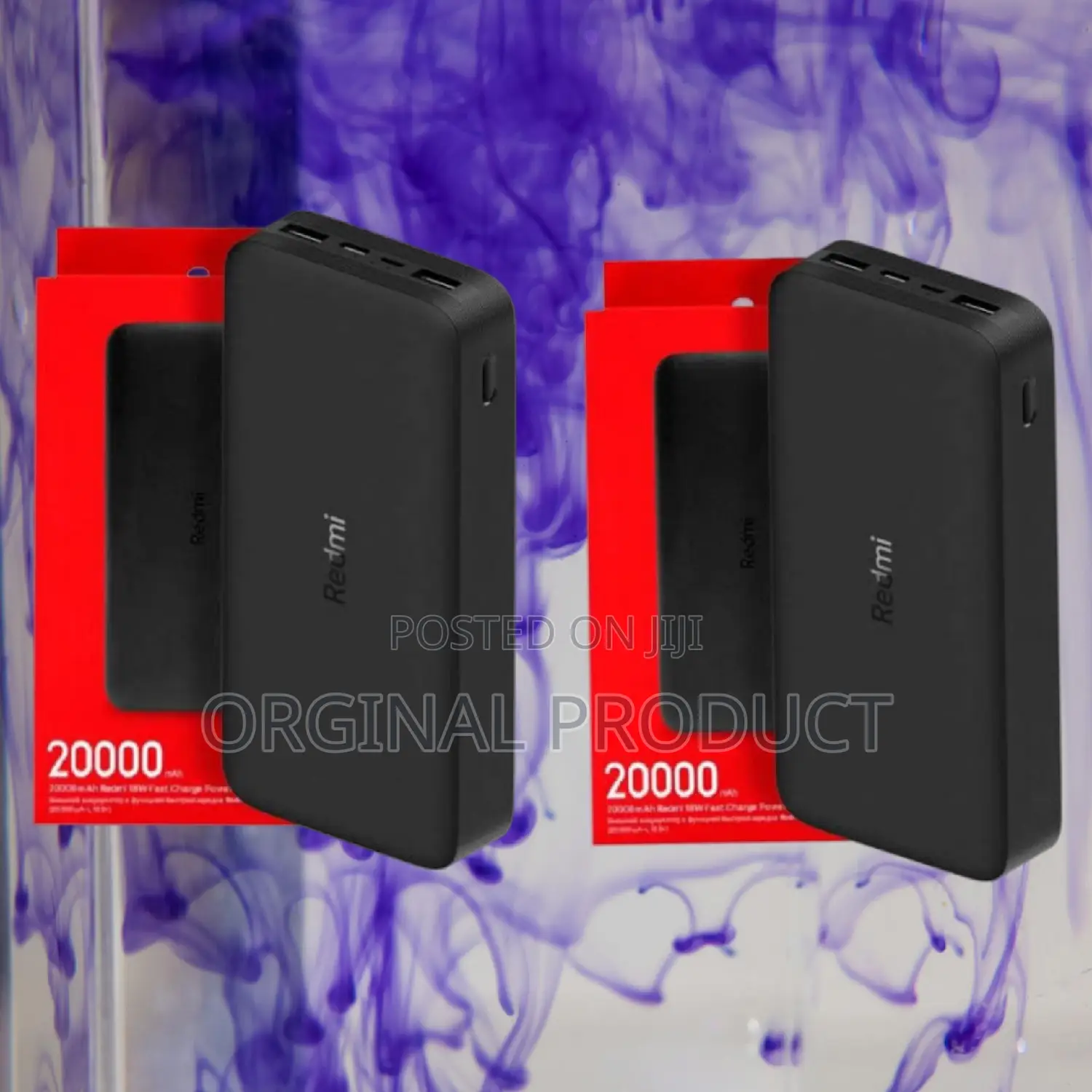 New Mi 20000mah Power Bank With Micro-Usb and Type-C Input