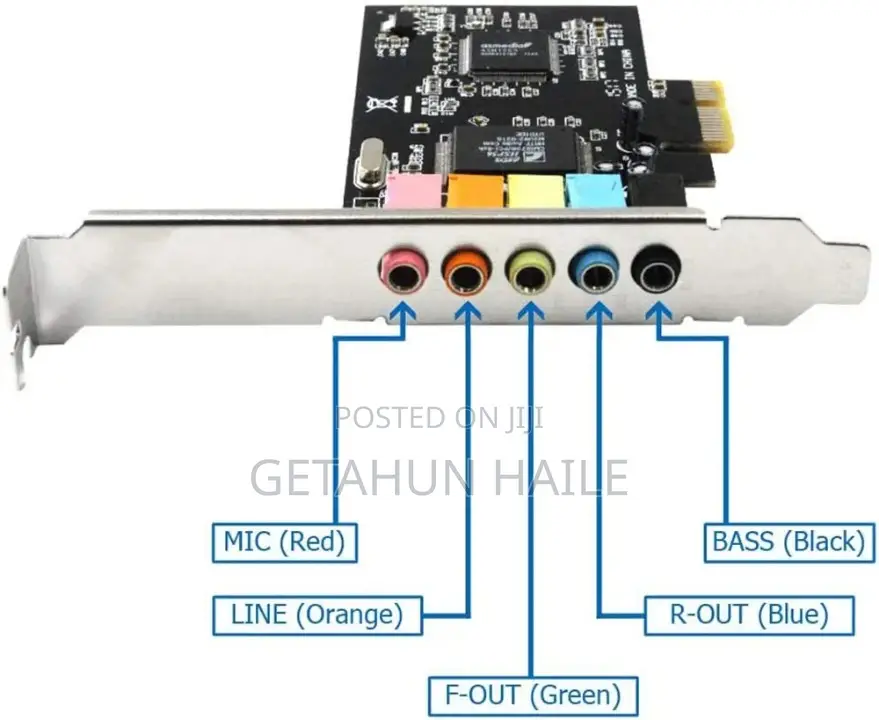 Pci Sound Card 4-Channel 3d Multimedia Enjoyment