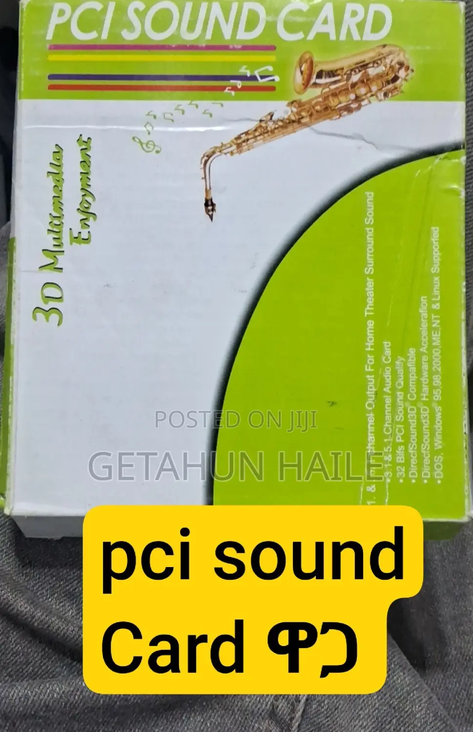 Pci Sound Card 4-Channel 3d Multimedia Enjoyment