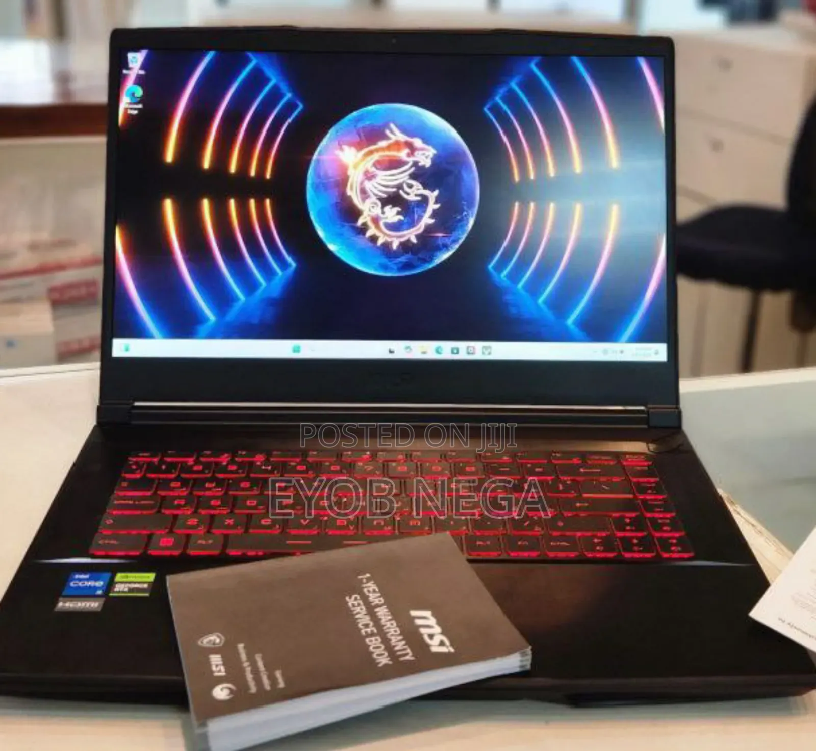 New Laptop MSI GF63 32GB Intel Core I5 SSD 512GB