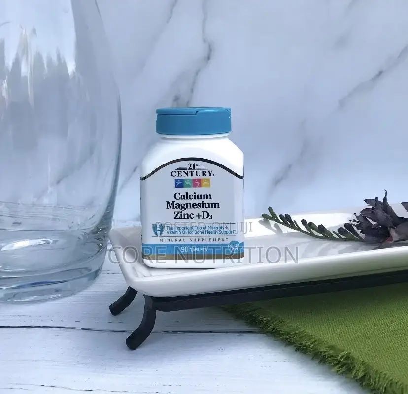 Calcium Magnesium Zinc + D3, 90 Tablets