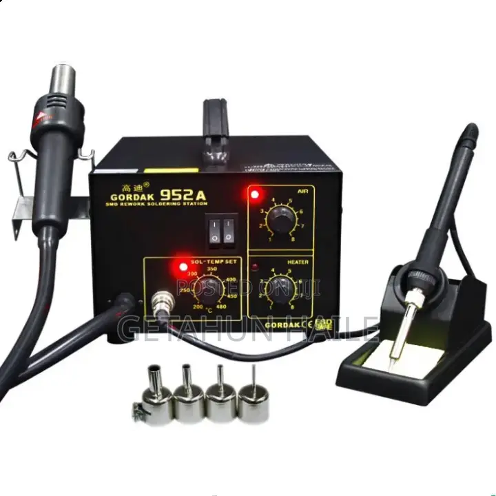 Gordak 952a 2 in 1 Soldering Iron Station (Blower)