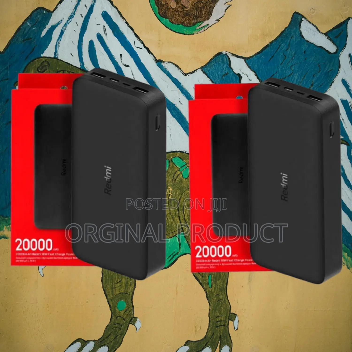 New Mi 20000mah Power Bank Supporting Dual Device Charging