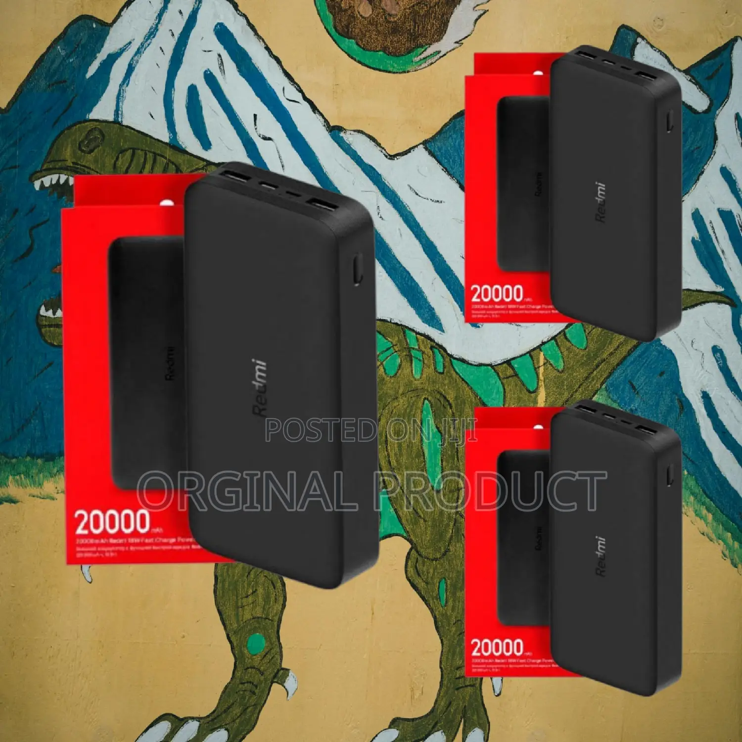 New Mi 20000mah Power Bank Supporting Dual Device Charging