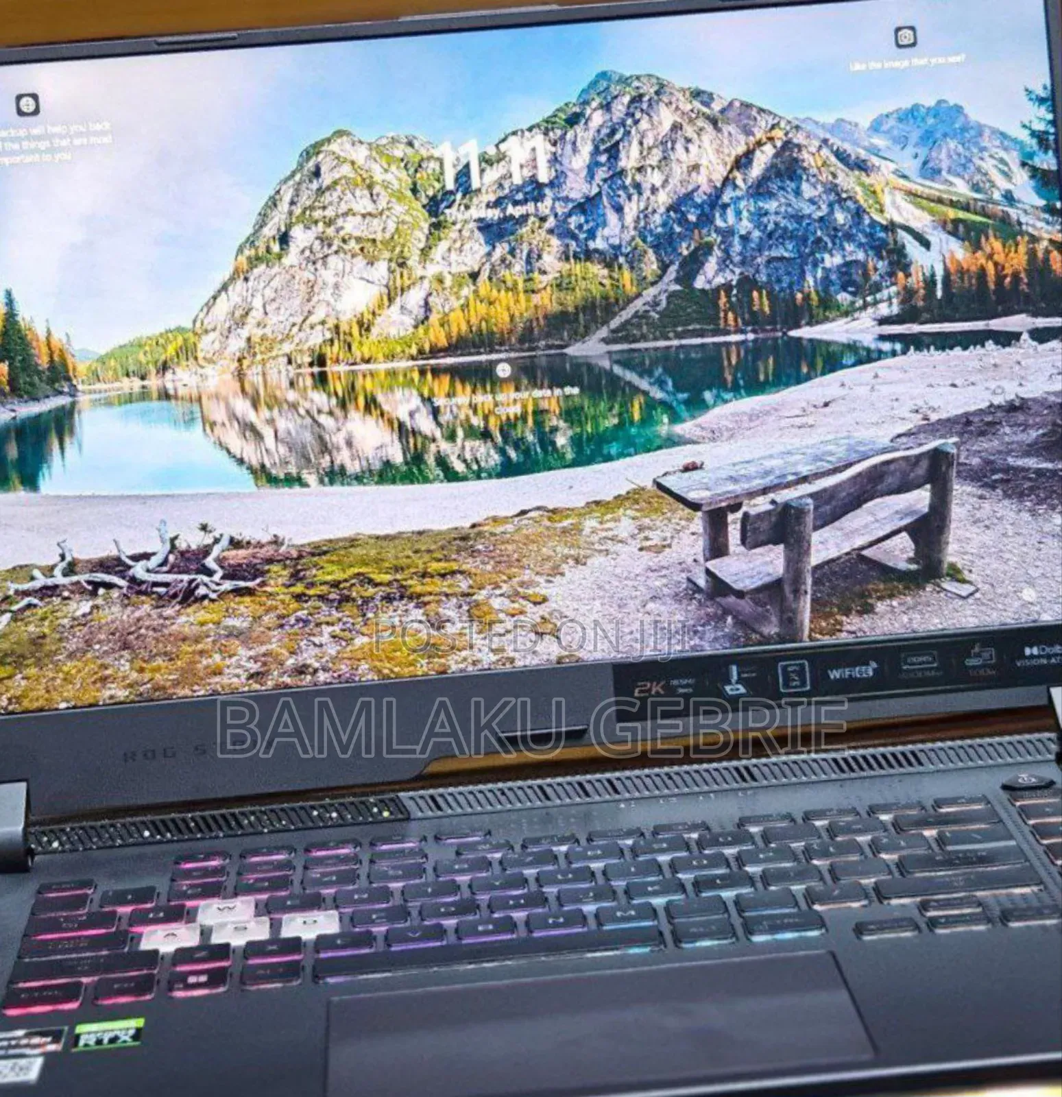 New Laptop Asus ROG Strix G15 16GB AMD Ryzen 9 SSD 512GB