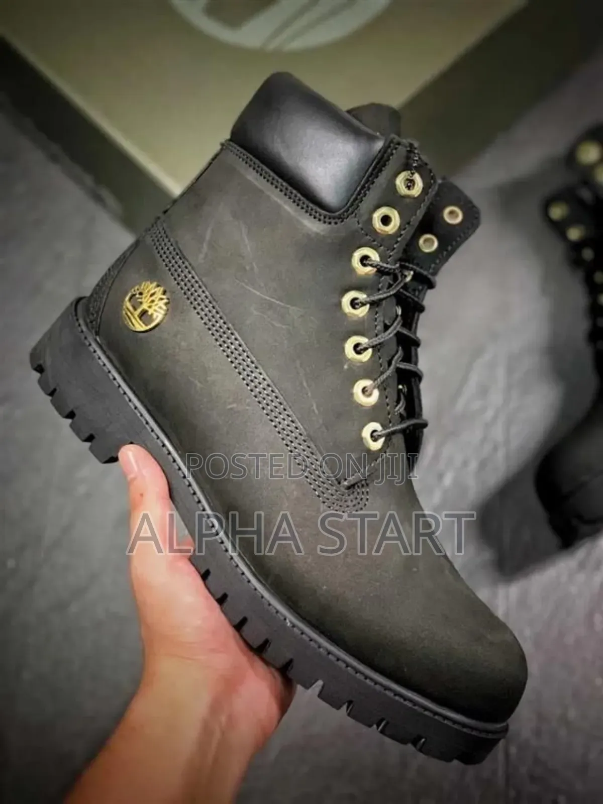 Timberland High Quality Black Golden Master Quality Shoes
