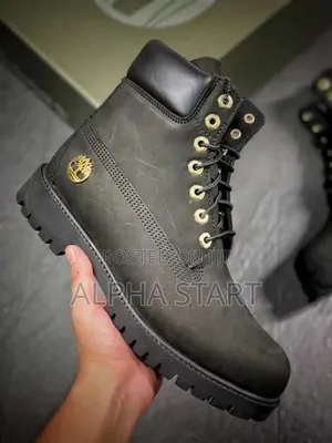 Photo - Timberland High Quality Black Golden Master Quality Shoes