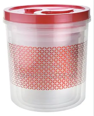 Dynasty Round Printed Airtight Plastic Containers 9 PCS Set