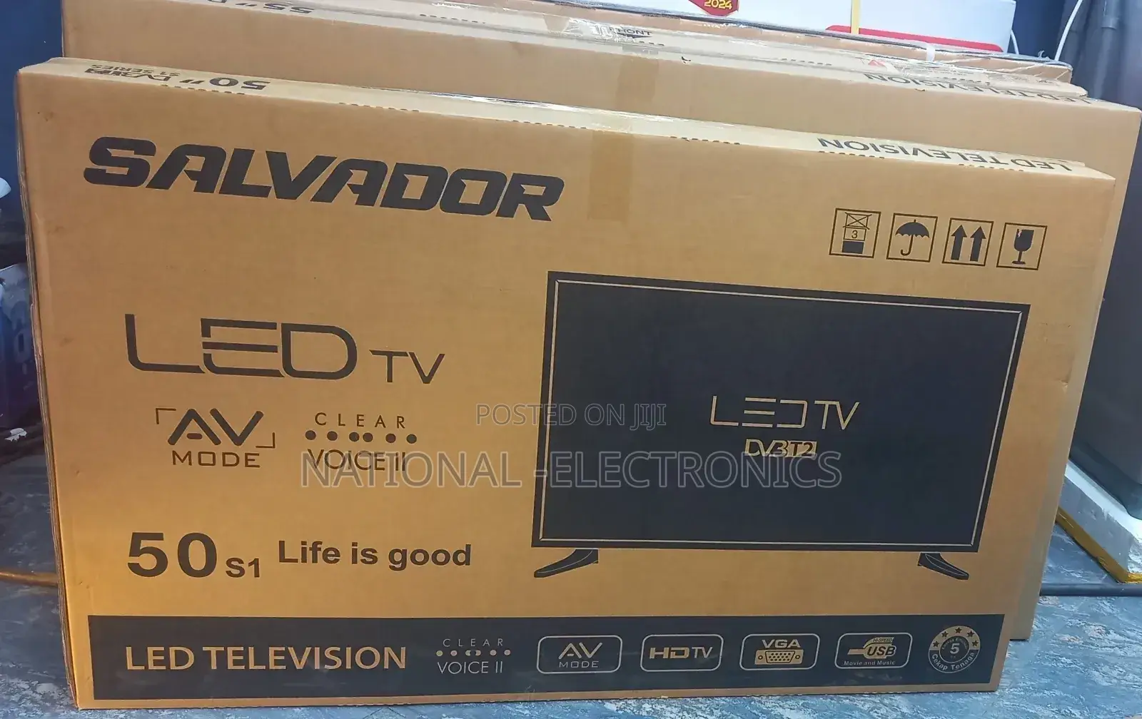 Salvador Tv 50"Inch Smart Android Nwe 2025 Tv