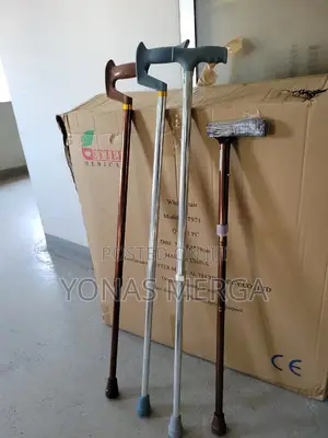Photo - Walking Stick Single Sturdy፵雀handle - 30"-39"Adjustable Cane