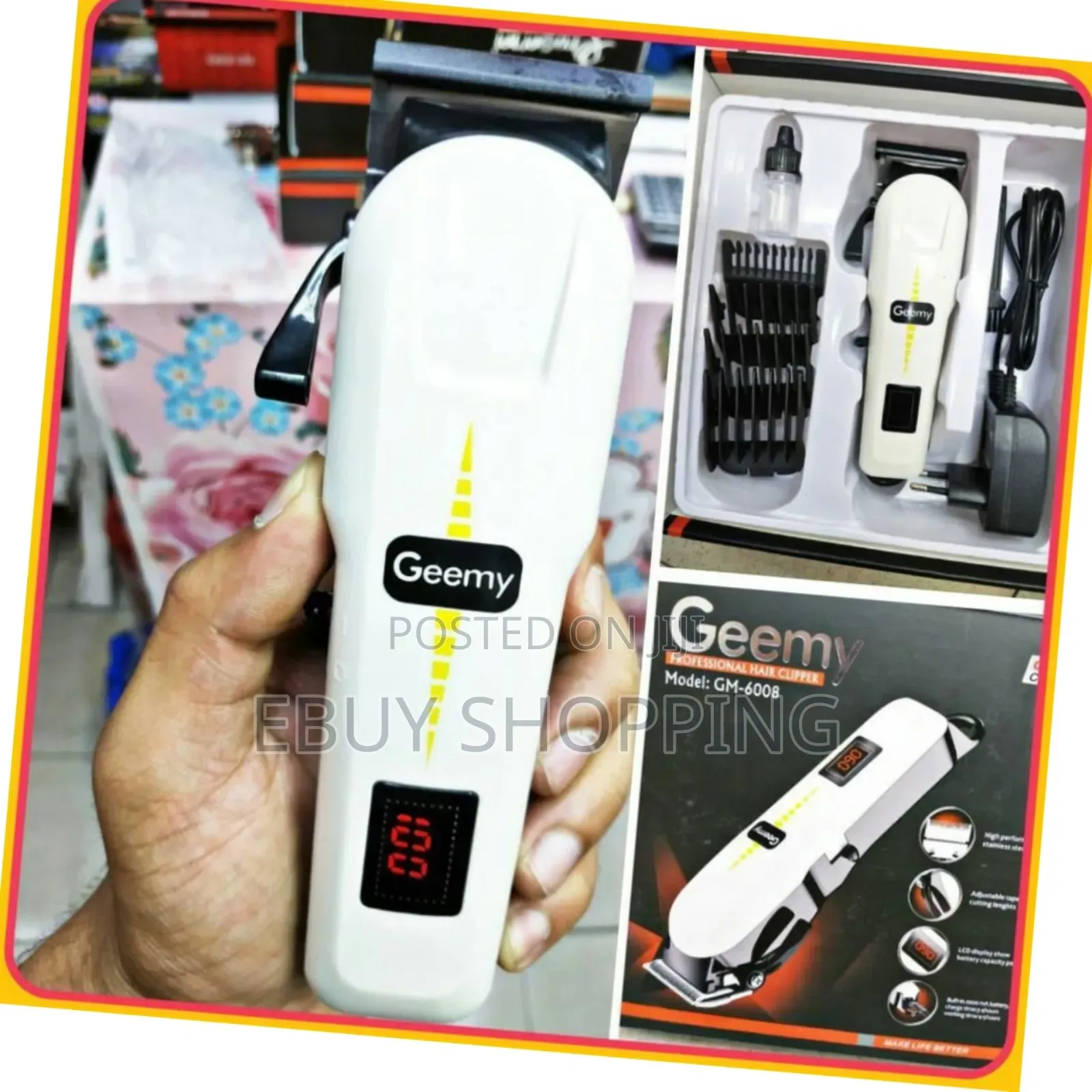 **Stainless Steel Blade Trimmer – No Pulling, No Irritation*