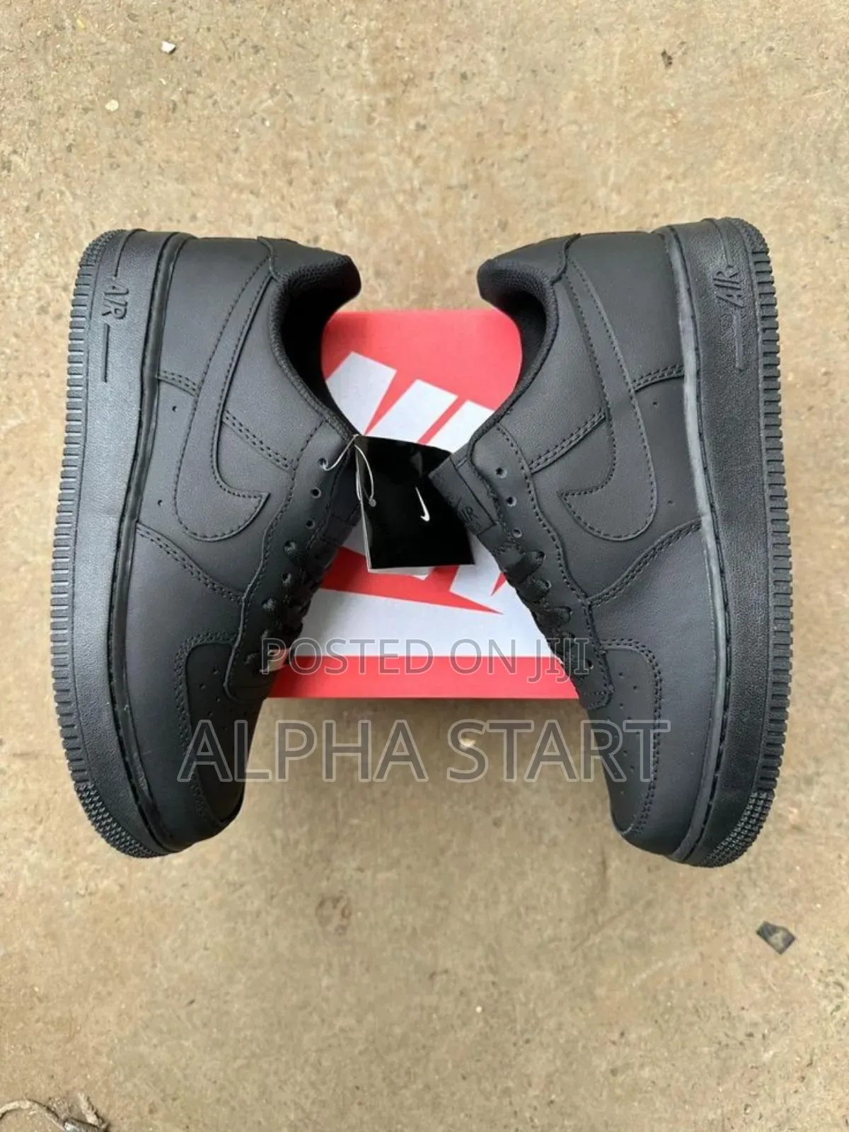 Nike Air Force Black Smooth High Master Quality Shoes For