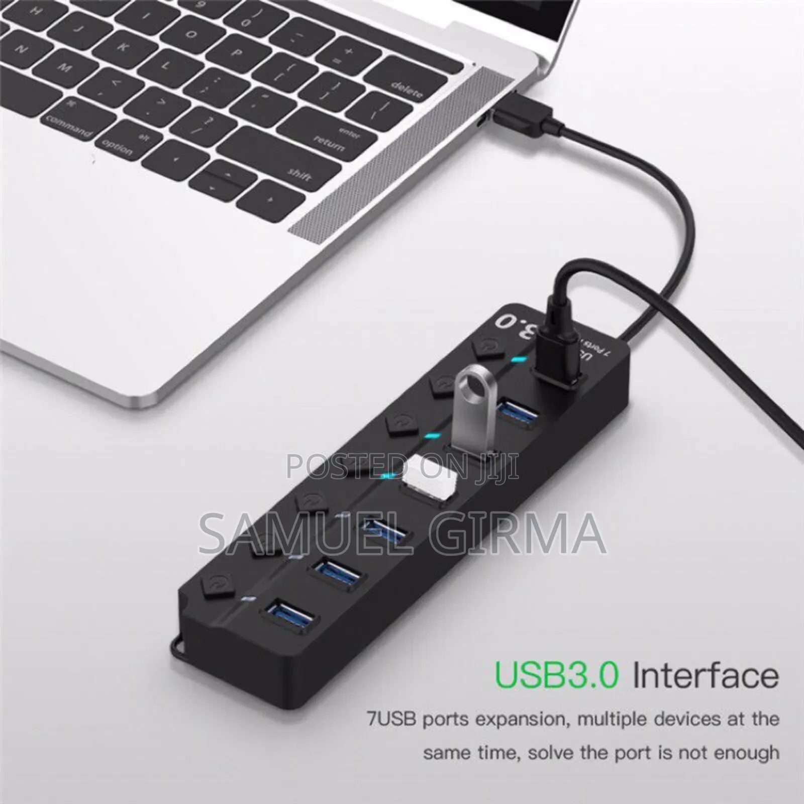 7 Port High Speed Usb Hub3.0