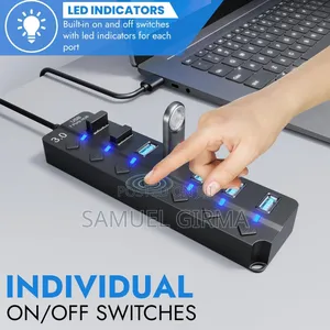 7 Port High Speed Usb Hub3.0