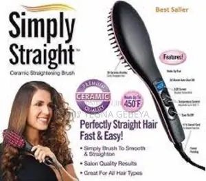 Electronic Hair Straightening Brush Machine