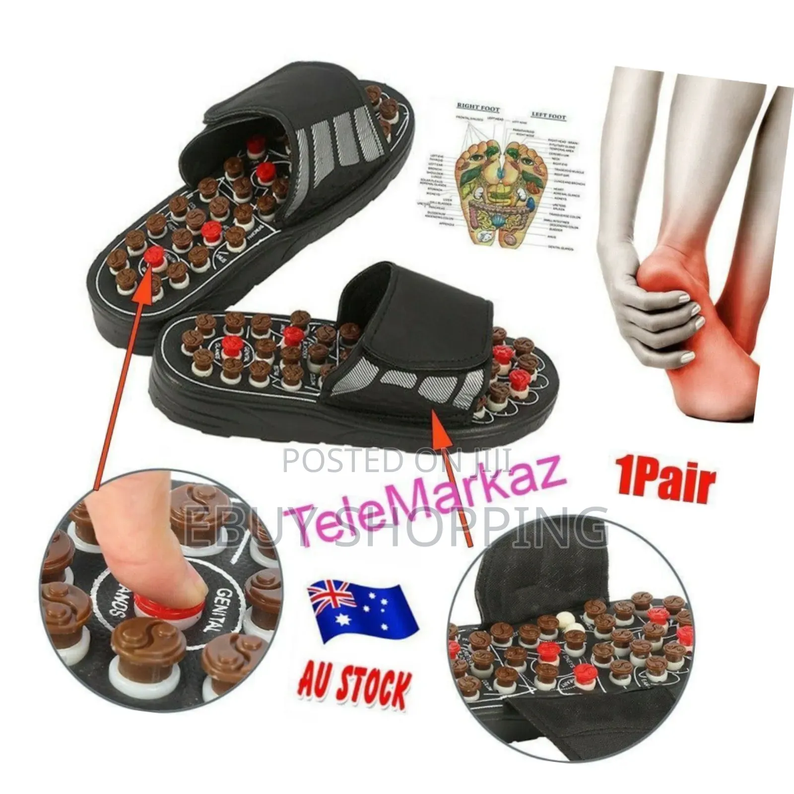 ** Luxury Massage Slippers for Healthy Skin!**