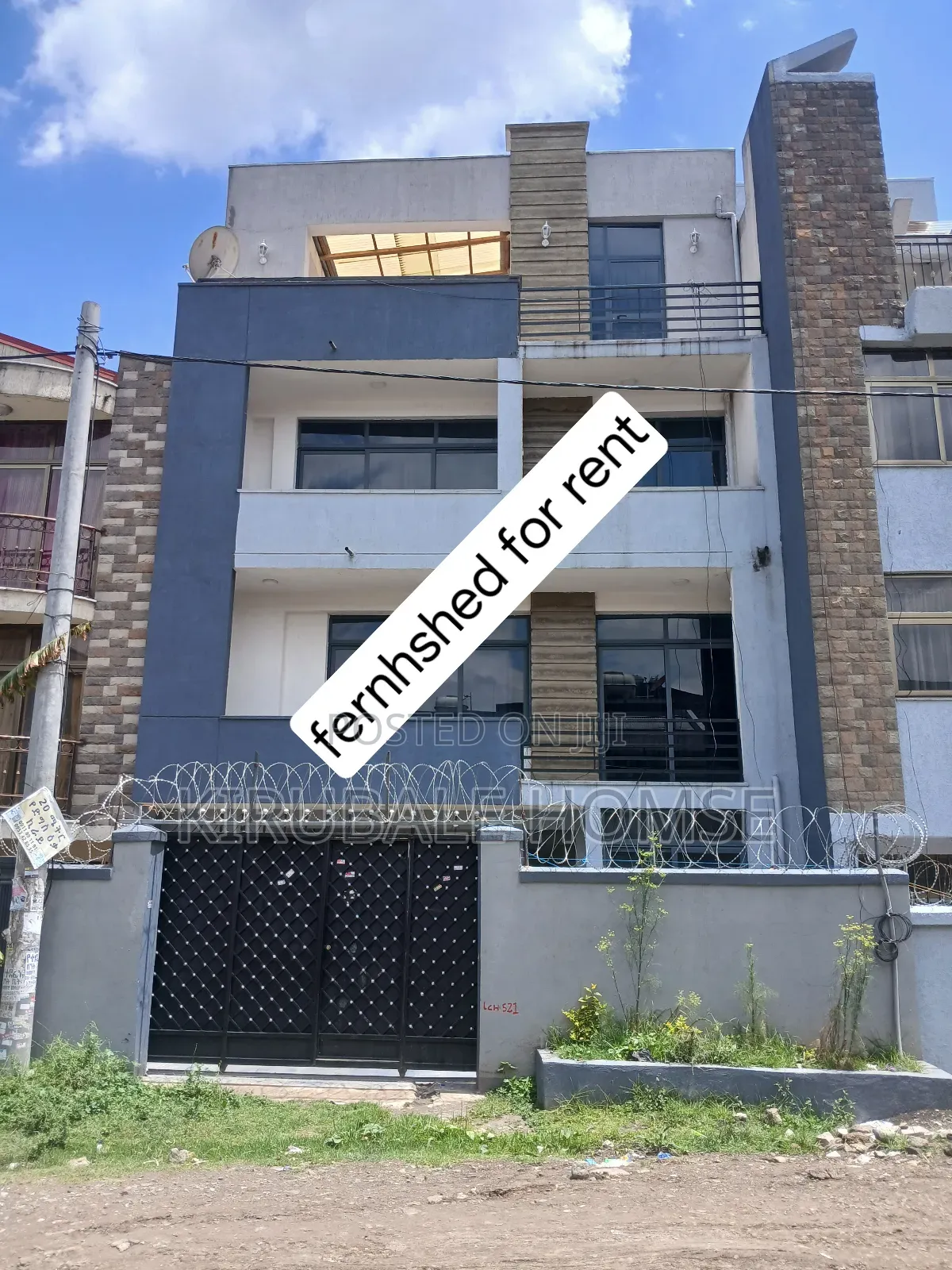 Furnished 6bdrm House in Bole for rent