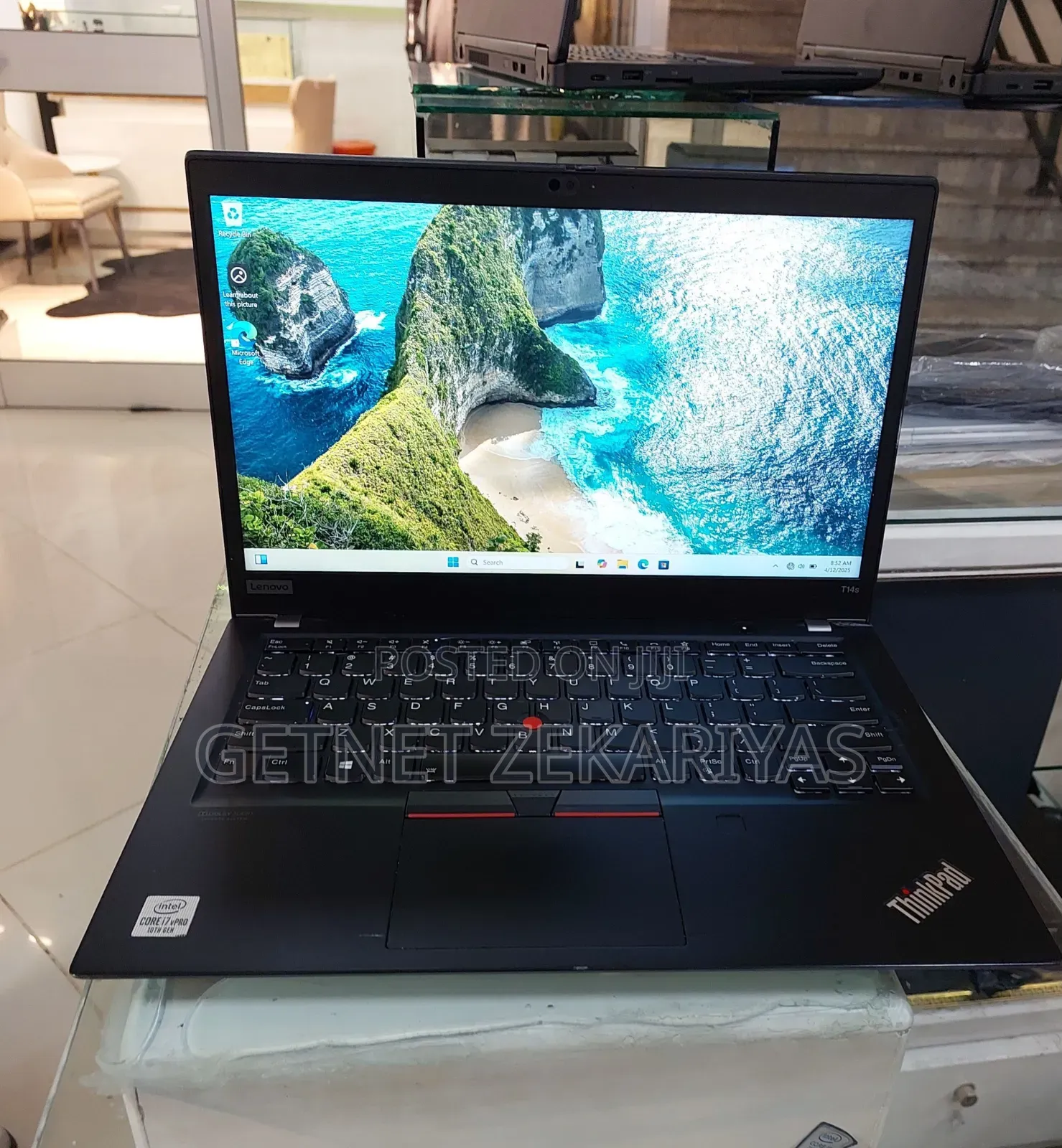 New Laptop Lenovo ThinkPad T14 36GB Intel Core I7 SSD 512GB