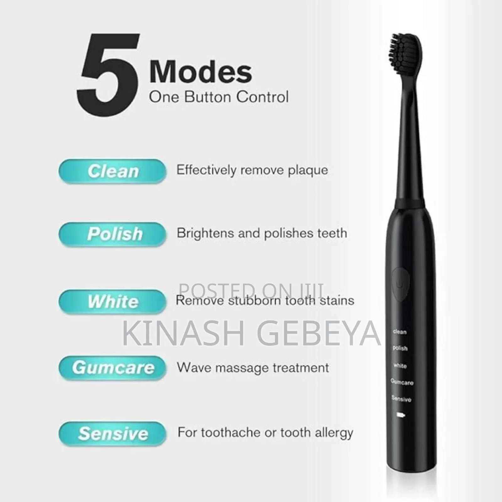4in1 Rechargeable Electric Toothbrush