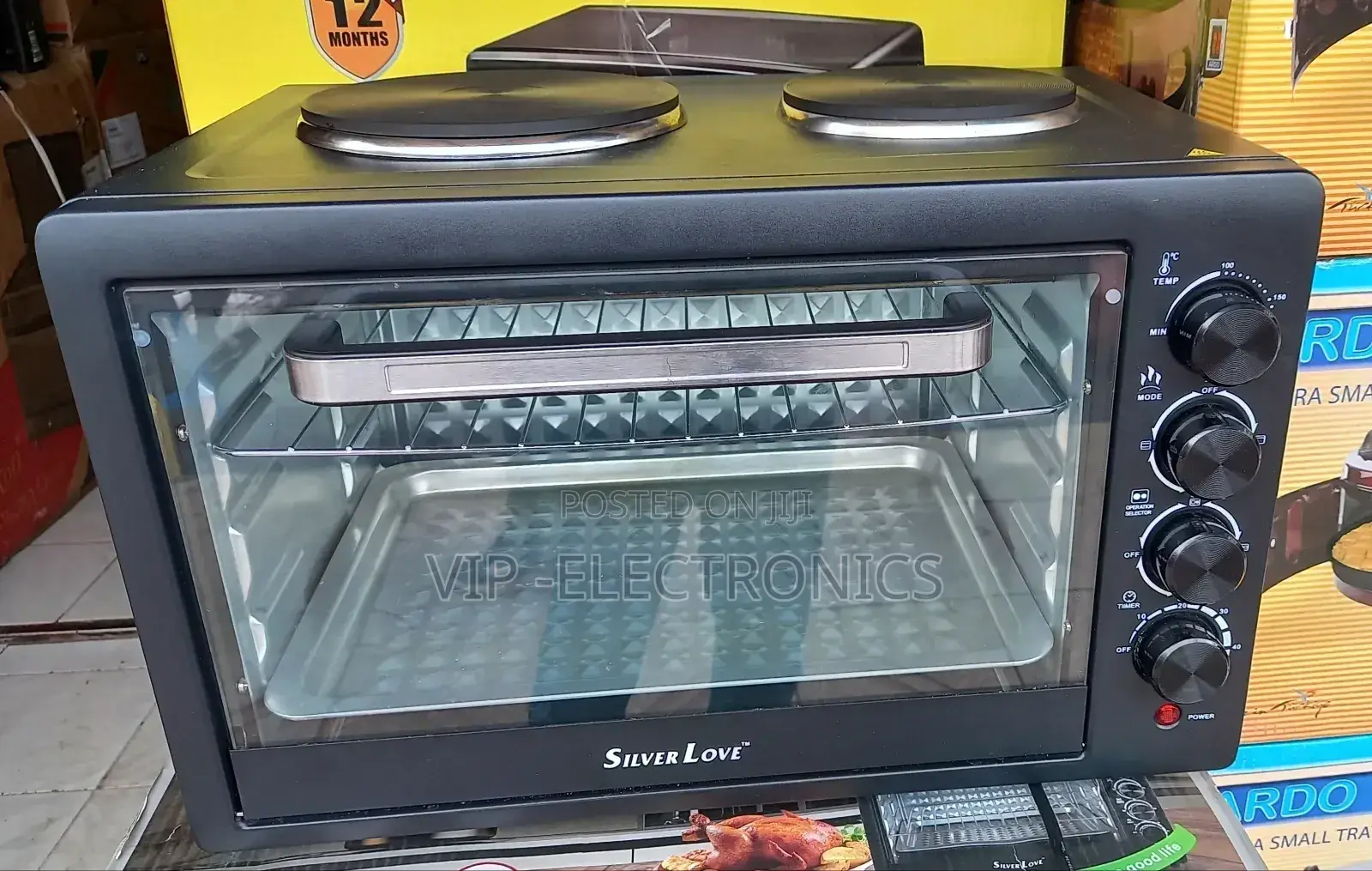 Silver Love Mini Oven