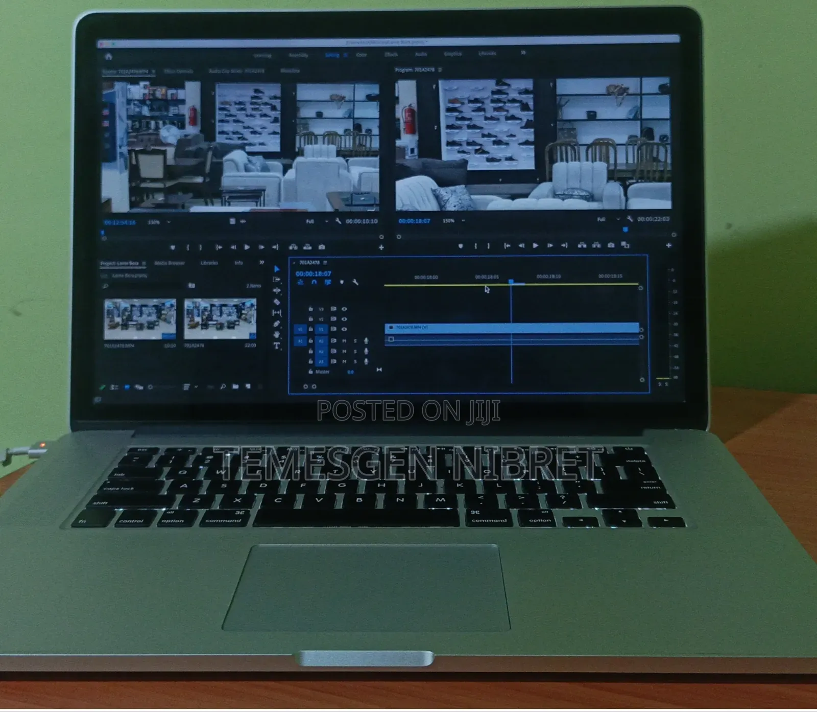 Laptop Apple MacBook Pro 2015 16GB Intel Core I7 HDD 256GB