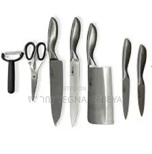 Photo - 7-Piece Stainless Steel Chef Knife Set