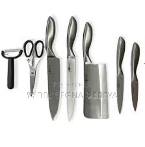 7-Piece Stainless Steel Chef Knife Set