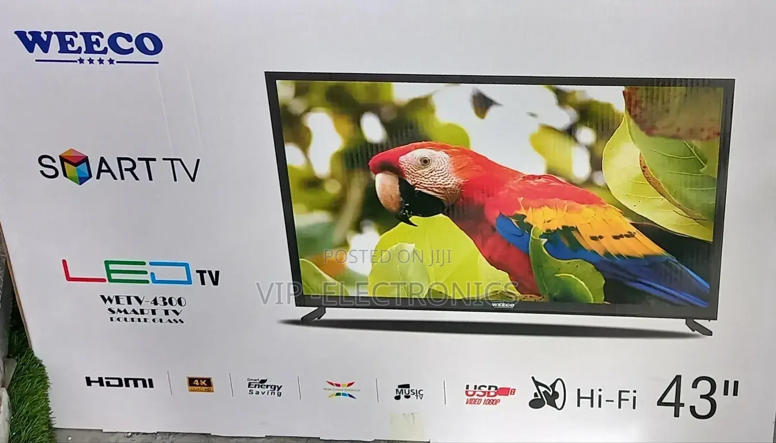 Weeco 43"Inch Tv Smart Android Tv