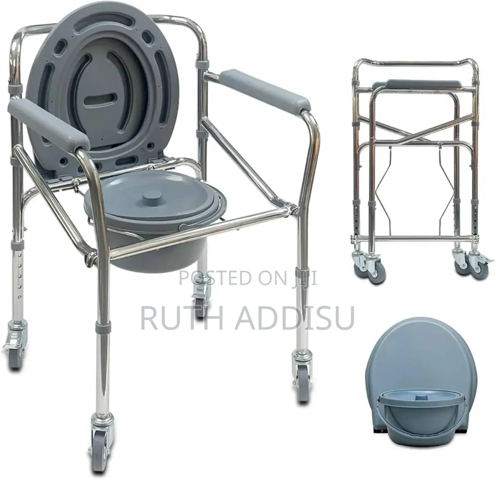 Commode Chair43with Mini Wheel Commode Chair32commode Chair