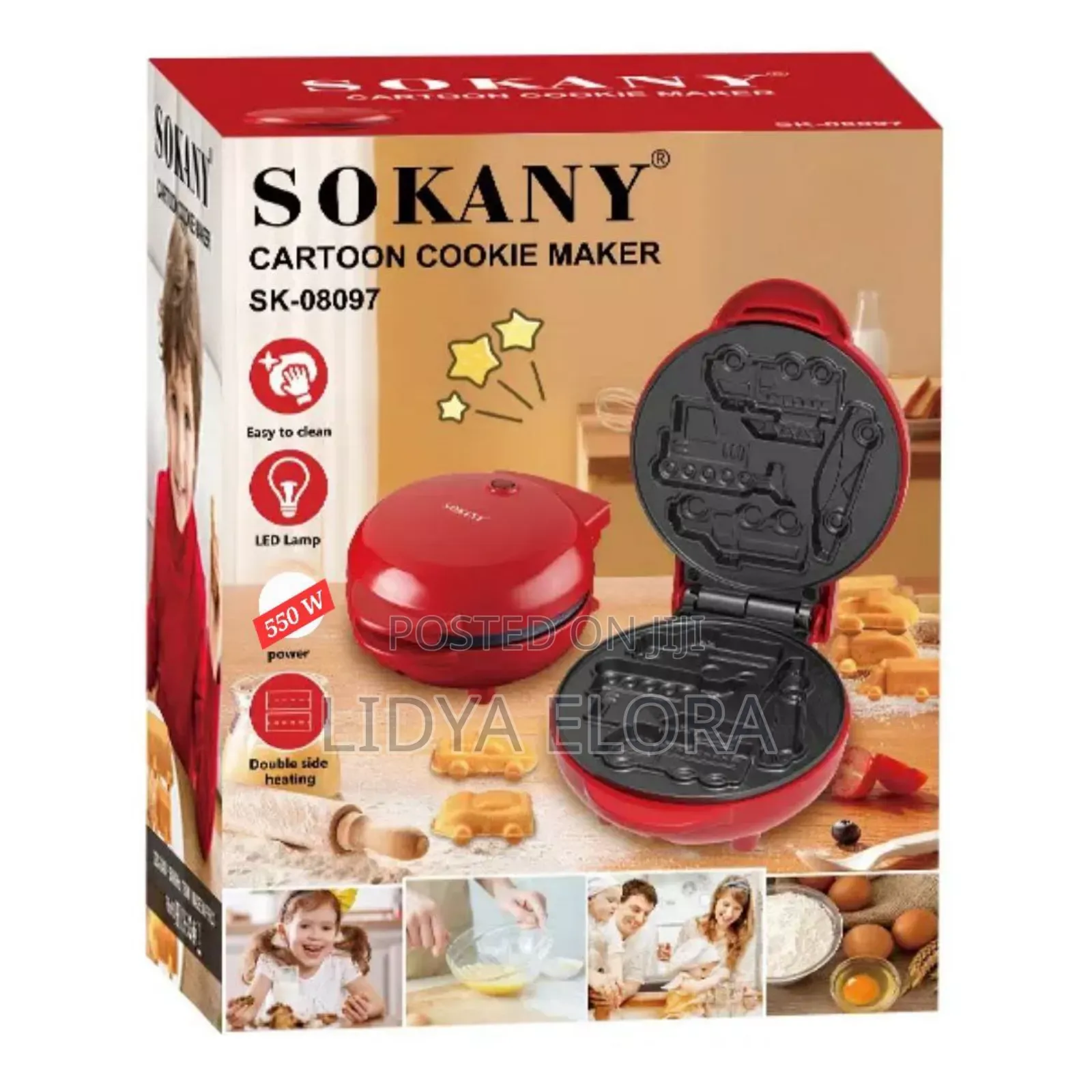 Sokany Mini Electric Waffle Maker