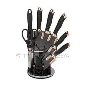 Luxury Kitchen Cleaver Knife Set - 9 PCS