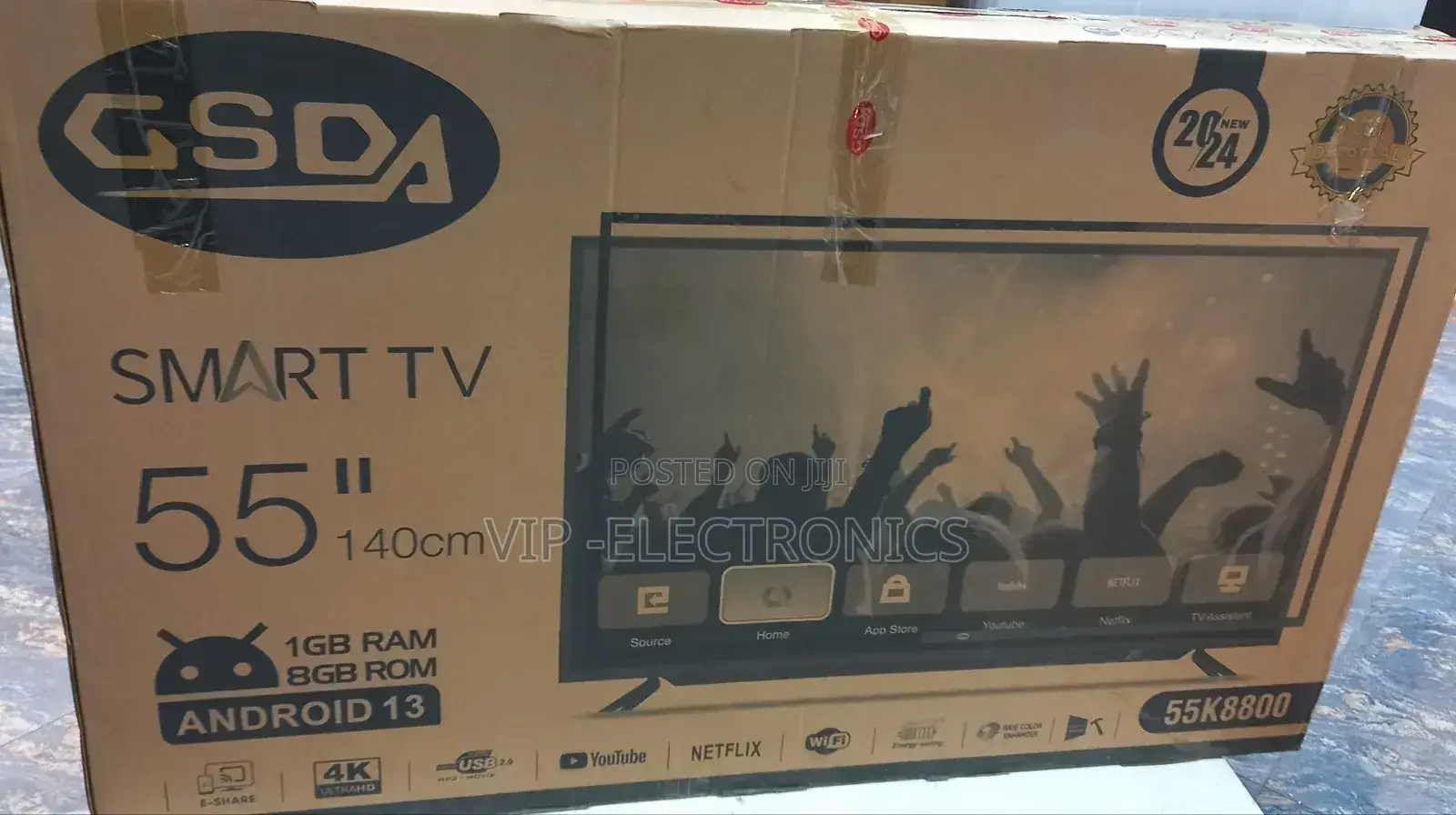 Gsad 55"Inch Tv Smart Nwe 2025 Tv