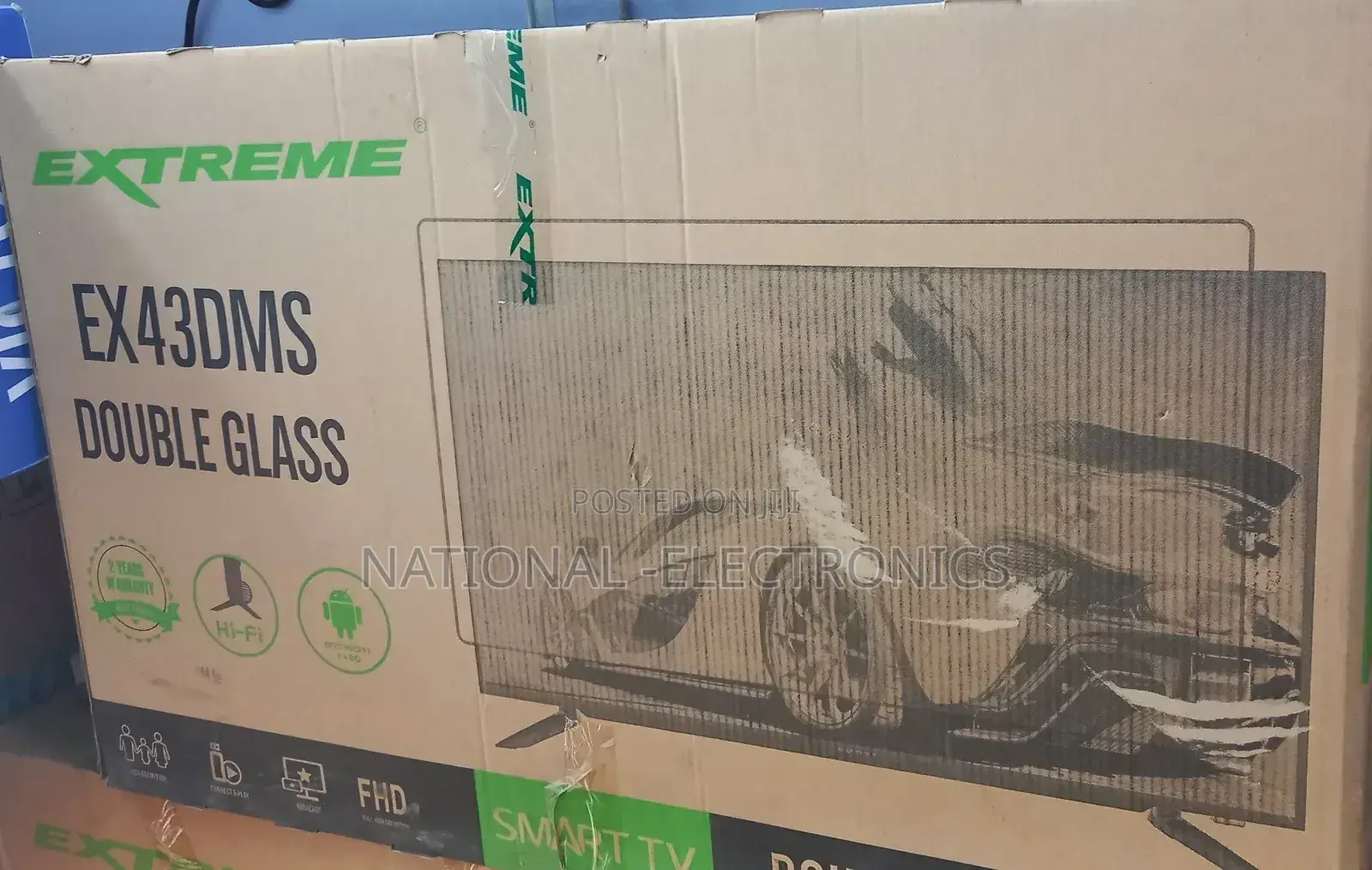 Extreme 43"Inch Tv Smart Android Tv