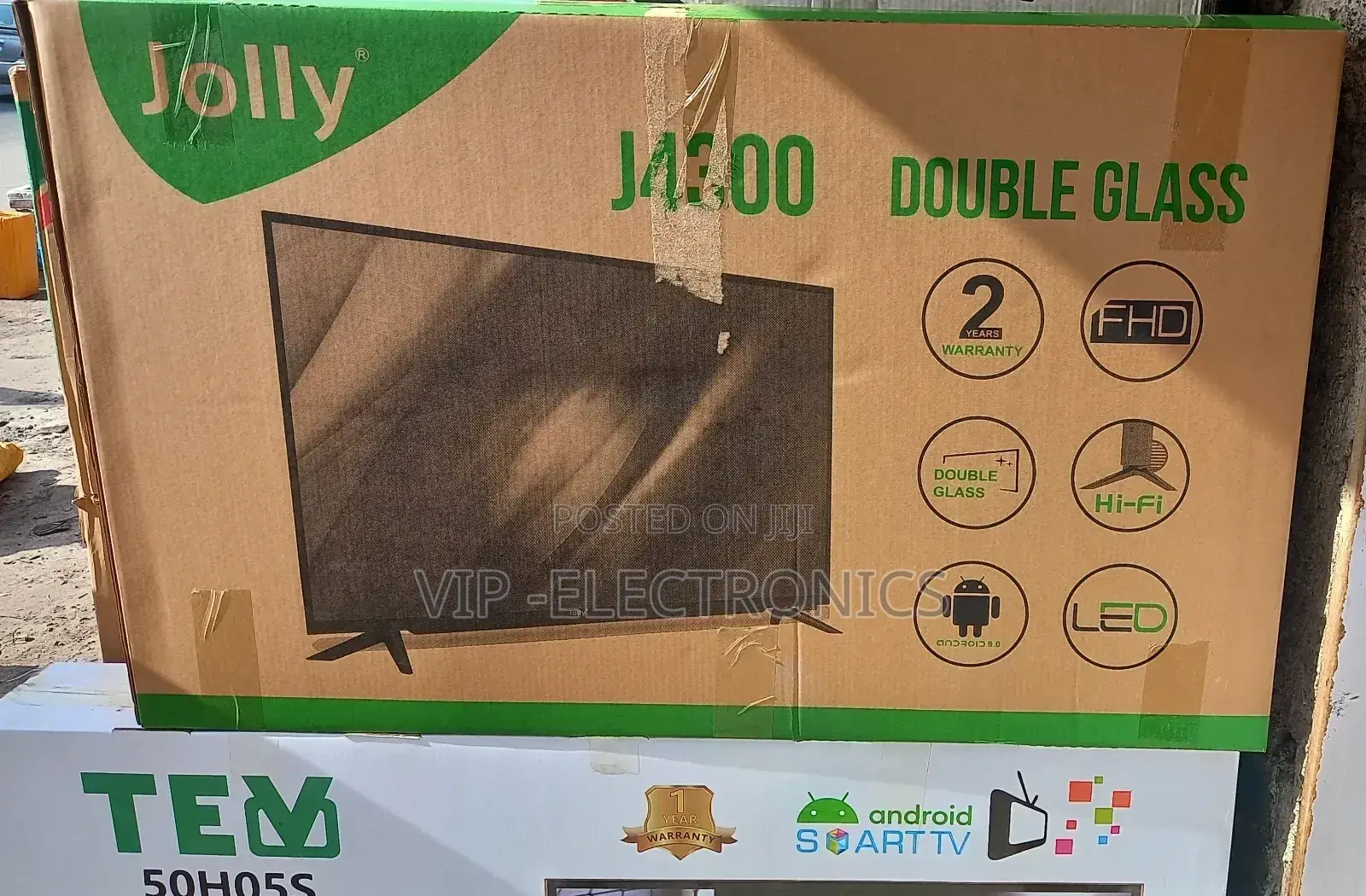 Joliy 43"Inch Tv Smart Android Tv