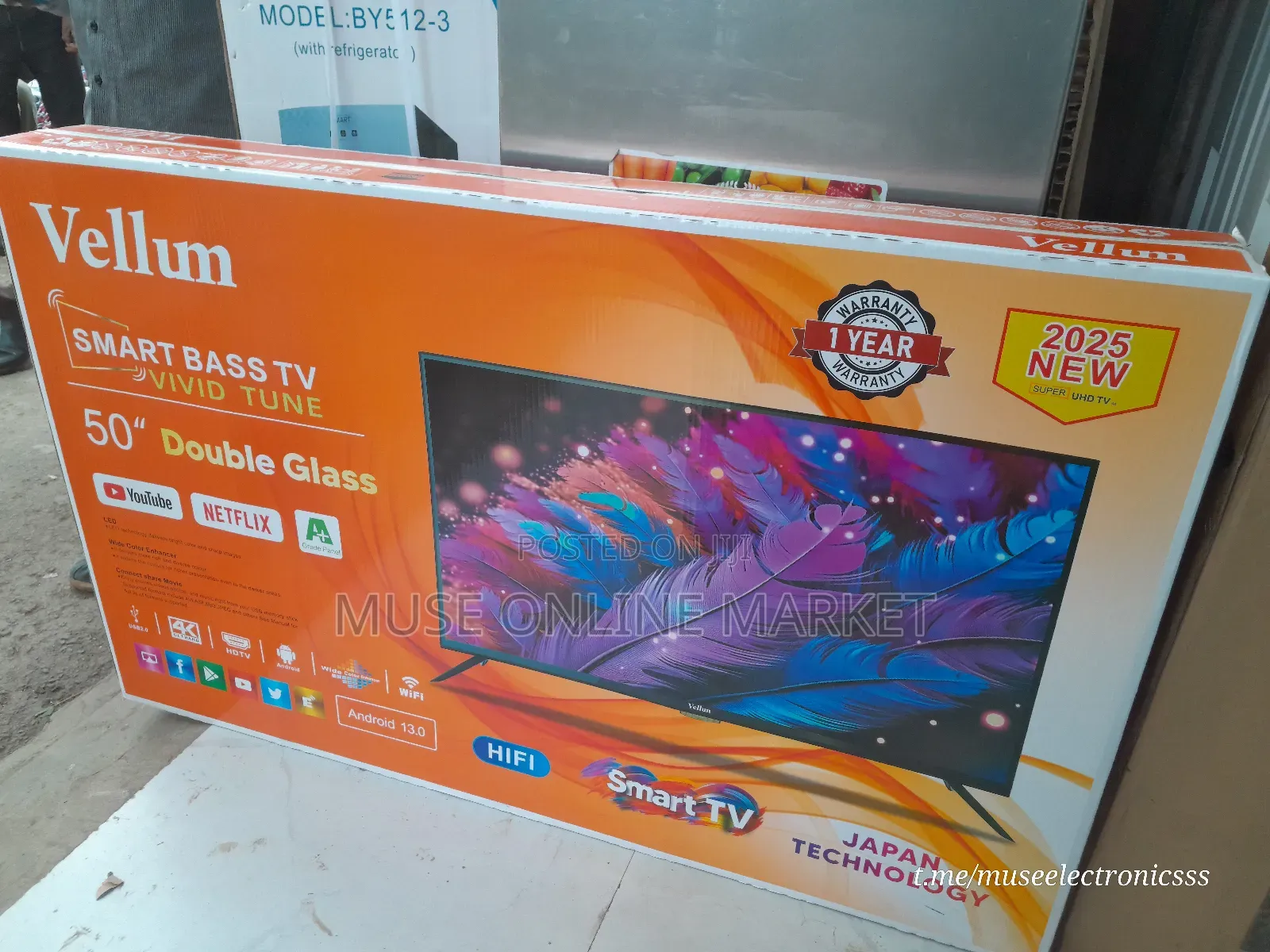 Vellum 50" Smart Android Tv