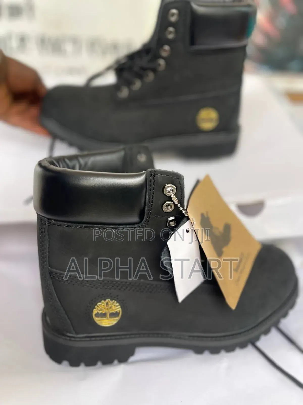 Timberland Black Gold High Master Quality Boots Shoes